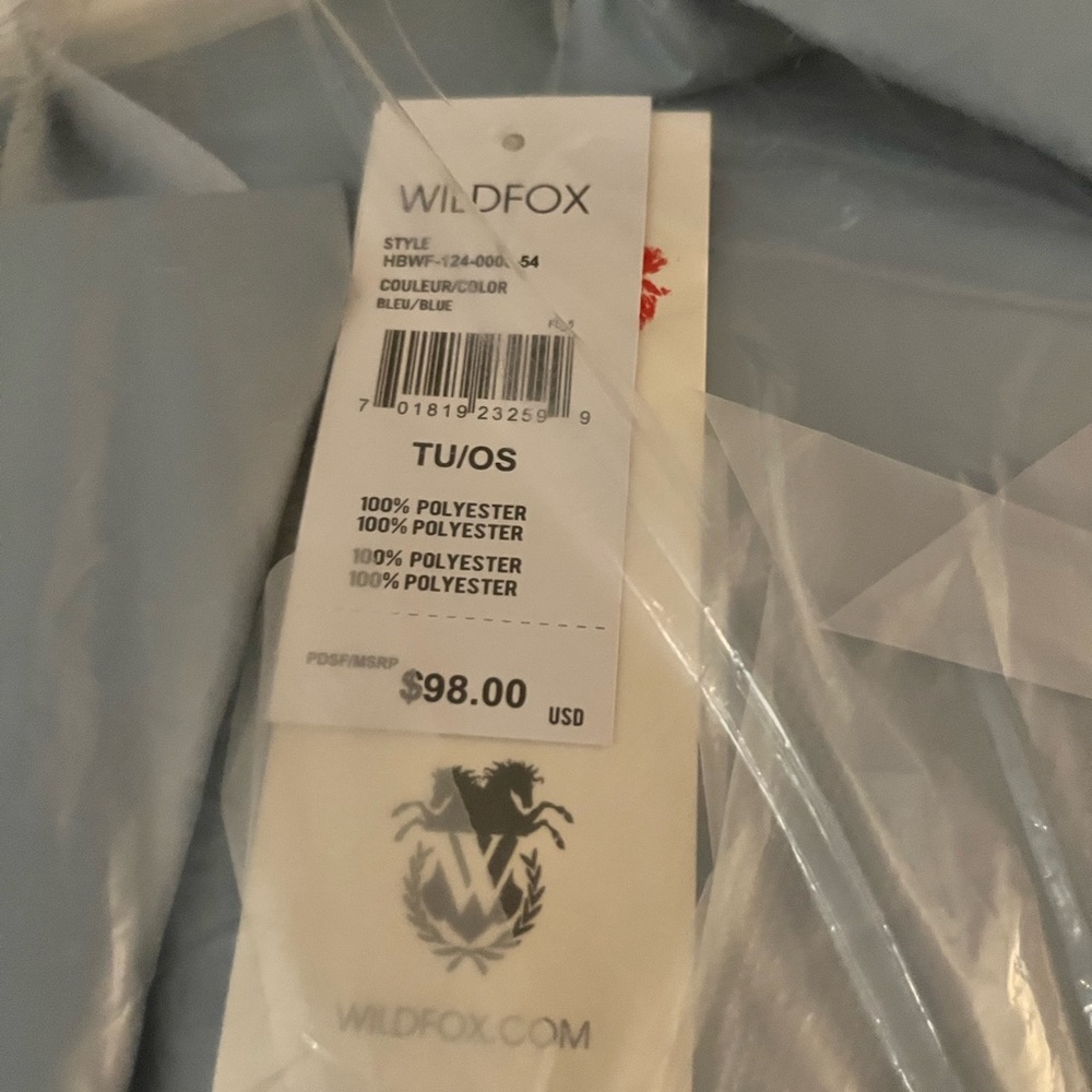 NWT Wildfox Puffy Light Blue Backpack - Picture 4 of 8